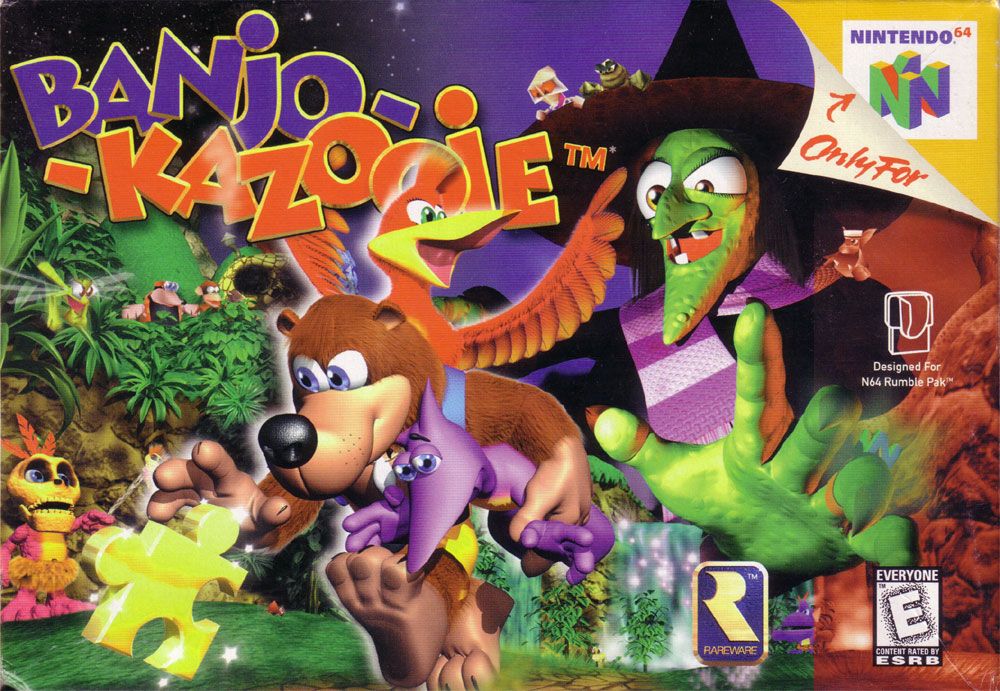 Front Cover for Banjo-Kazooie (Nintendo 64)