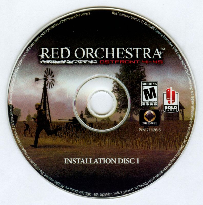 Media for Red Orchestra: Ostfront 41-45 (Windows): Disc 1