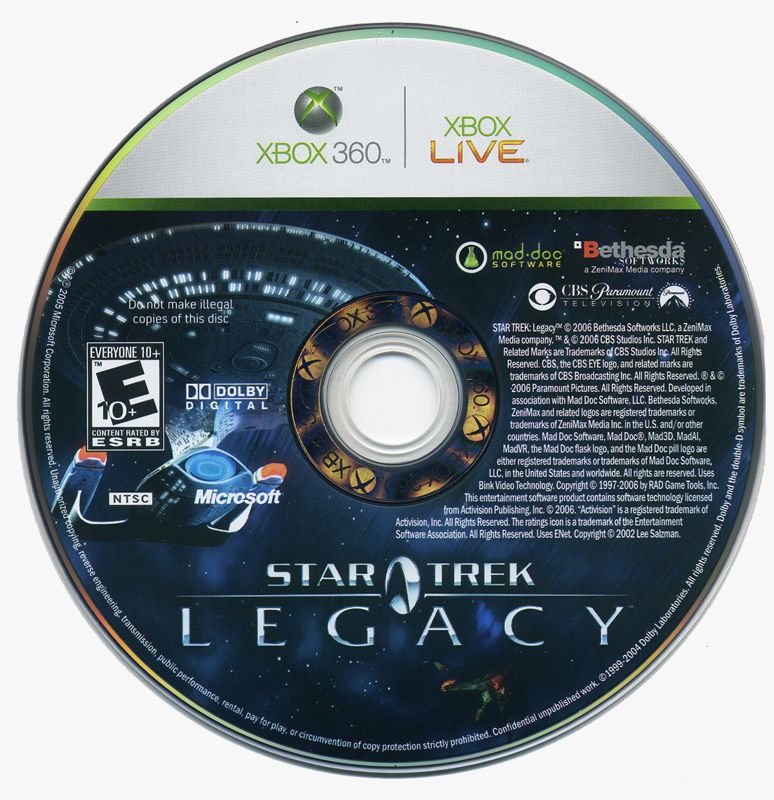 Media for Star Trek: Legacy (Xbox 360)