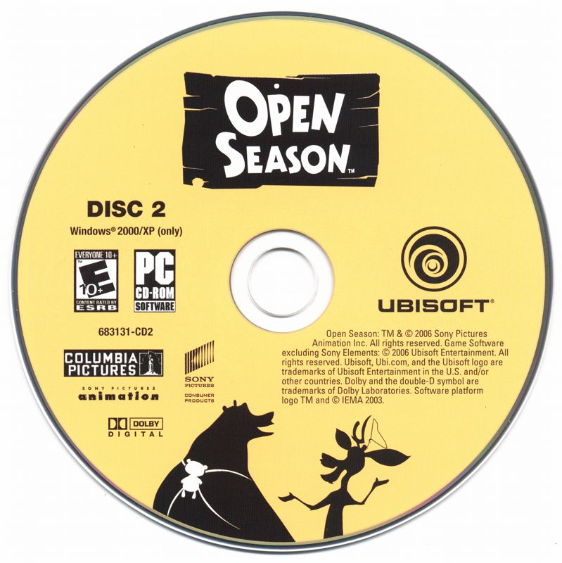 Media for Open Season (Windows): Disc 2