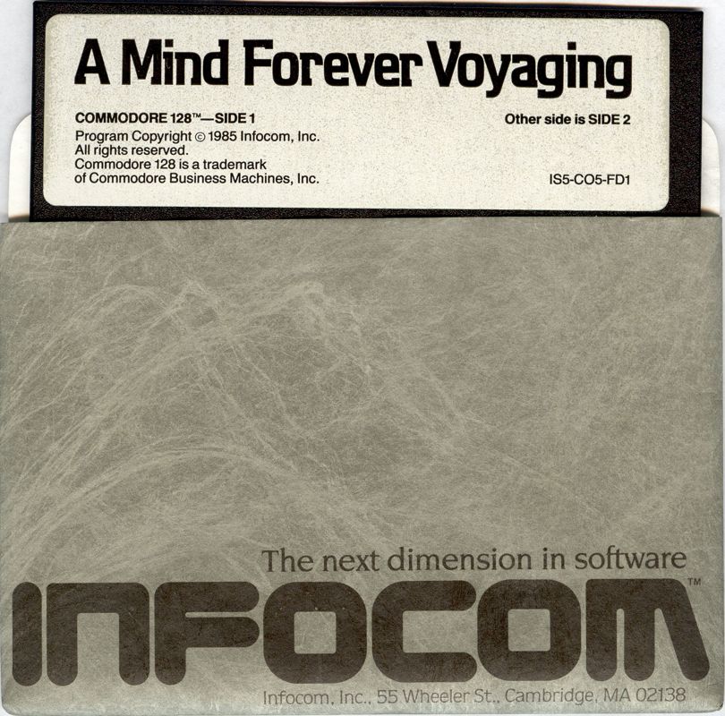 A Mind Forever Voyaging cover or packaging material - MobyGames