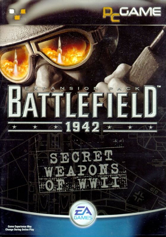 Front Cover for Battlefield 1942: Secret Weapons of WWII (Windows) (Plastic case re-release)