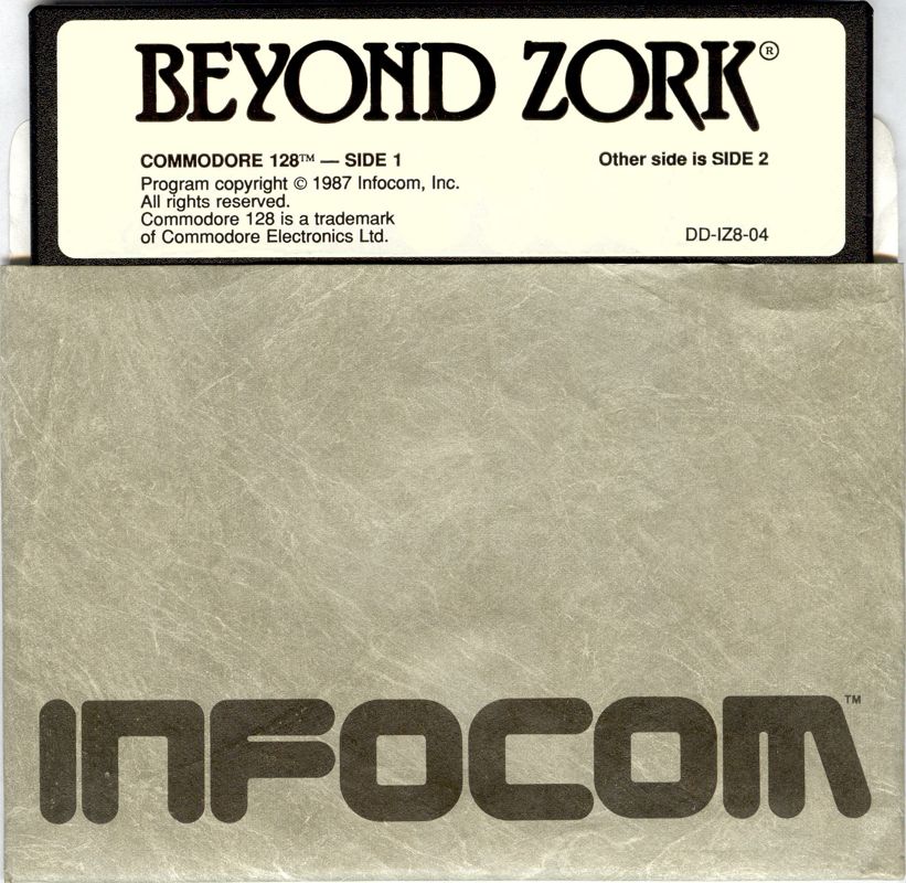 Media for Beyond Zork: The Coconut of Quendor (Commodore 128)
