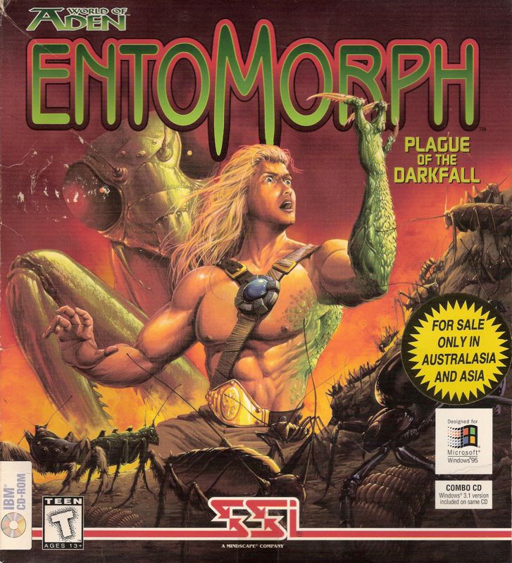 Front Cover for World of Aden: Entomorph - Plague of the Darkfall (Windows and Windows 3.x)