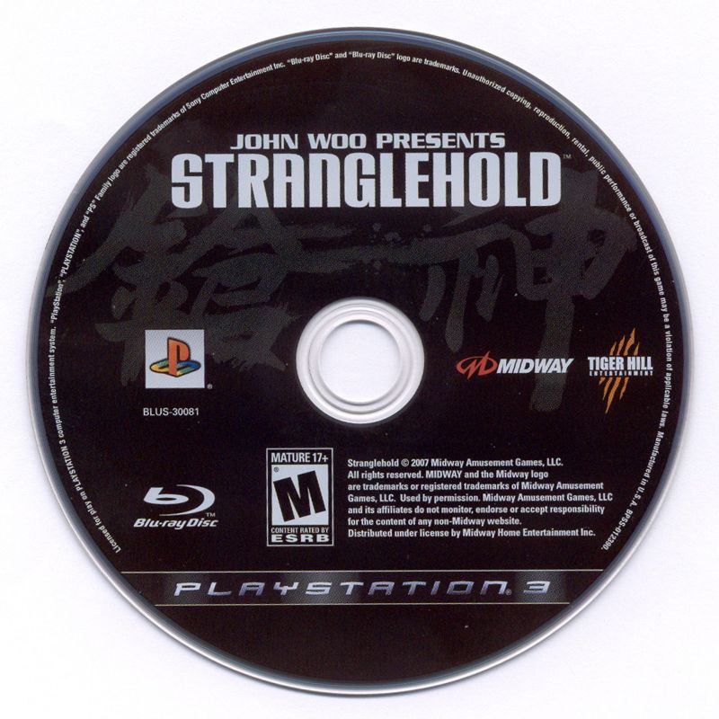Media for Stranglehold (Collector's Edition) (PlayStation 3)
