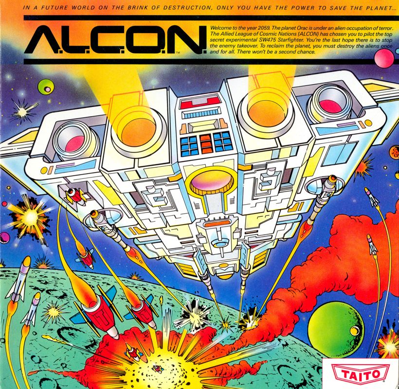 Front Cover for A.L.C.O.N. (Commodore 64)