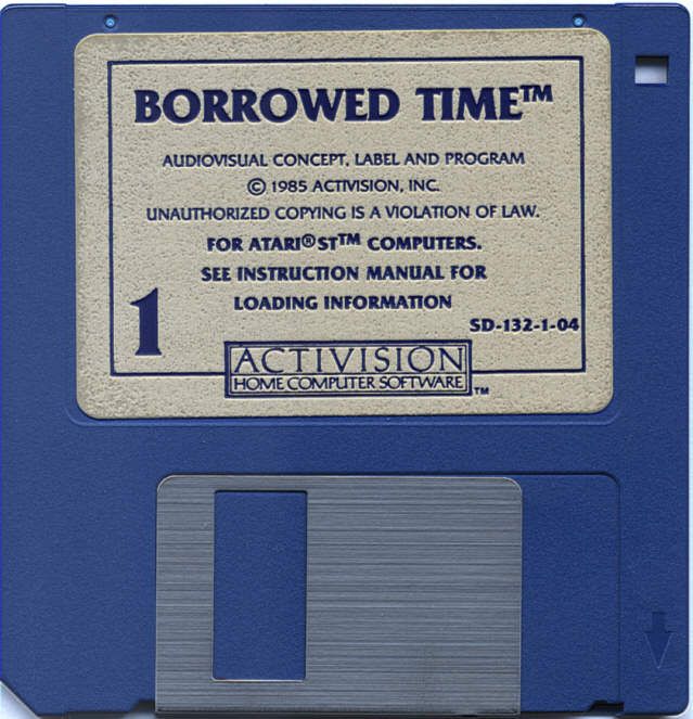 Media for Borrowed Time (Atari ST): Disk 1/2