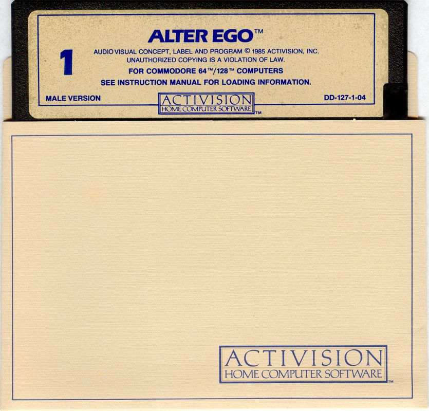 Media for Alter Ego (Commodore 64) (Male version): Disk 1/6