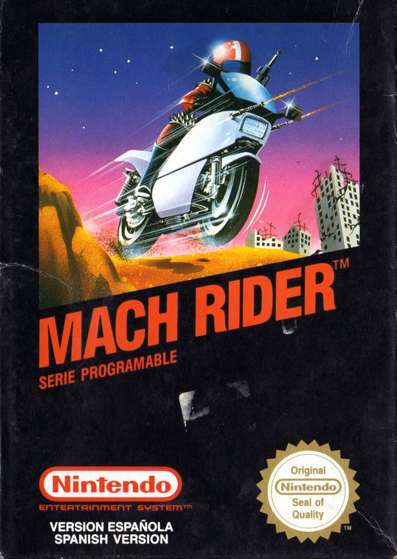 Front Cover for Mach Rider (NES)