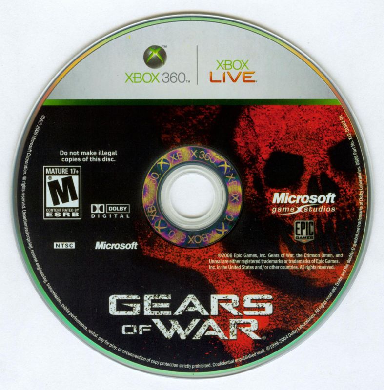 Gears of War (Limited Collector's Edition) cover or packaging material