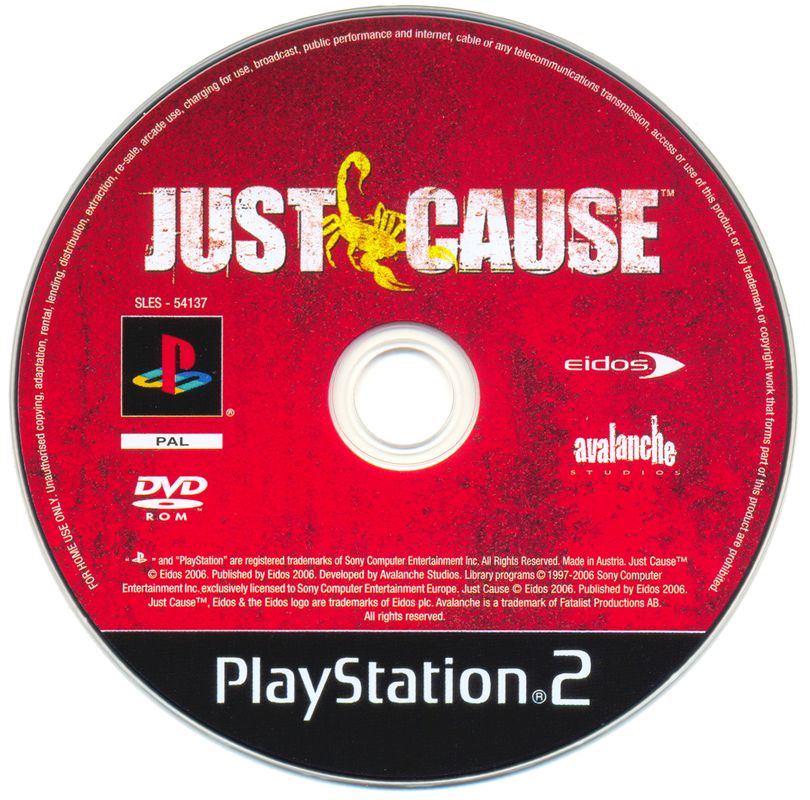 Media for Just Cause (PlayStation 2)