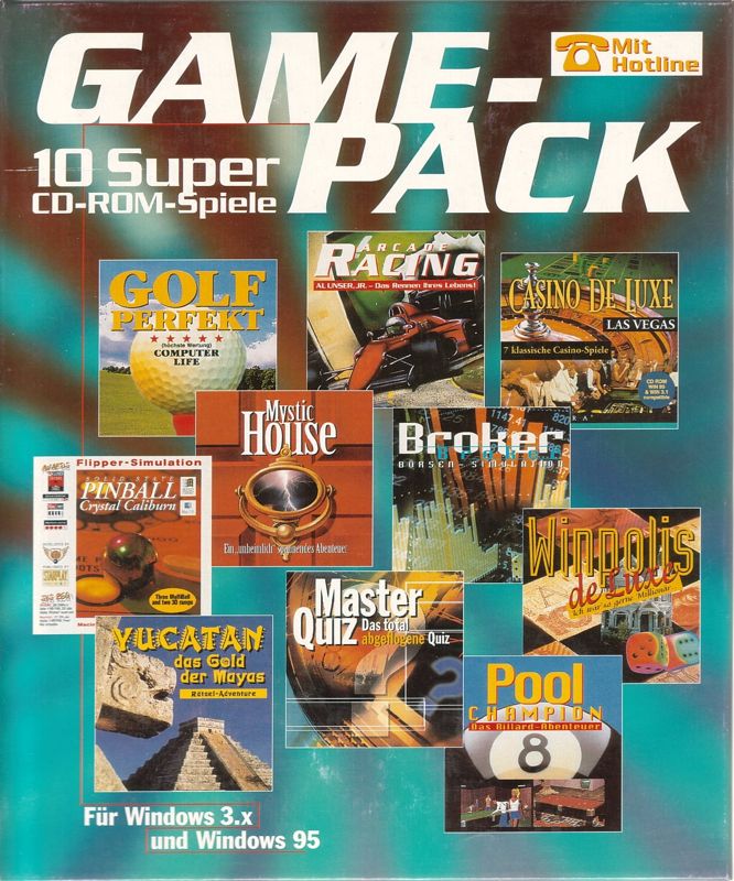 Front Cover for Game-Pack (Windows and Windows 3.x)