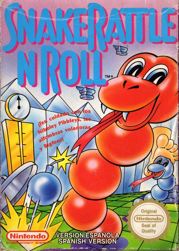 Front Cover for Snake Rattle N Roll (NES)