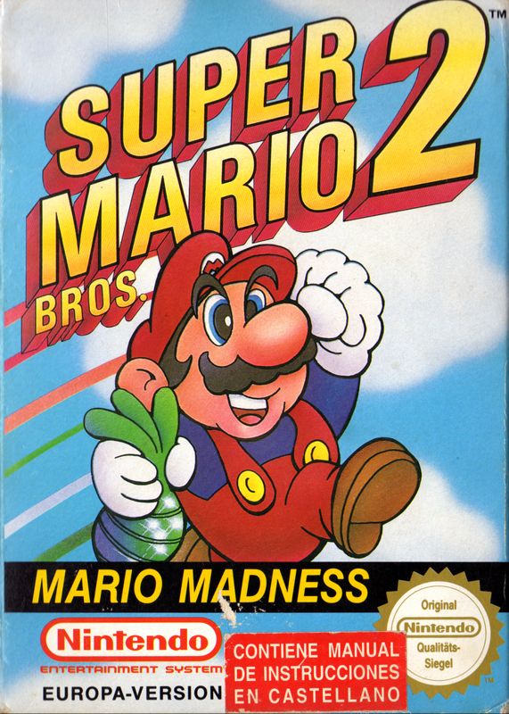 Front Cover for Super Mario Bros. 2 (NES)