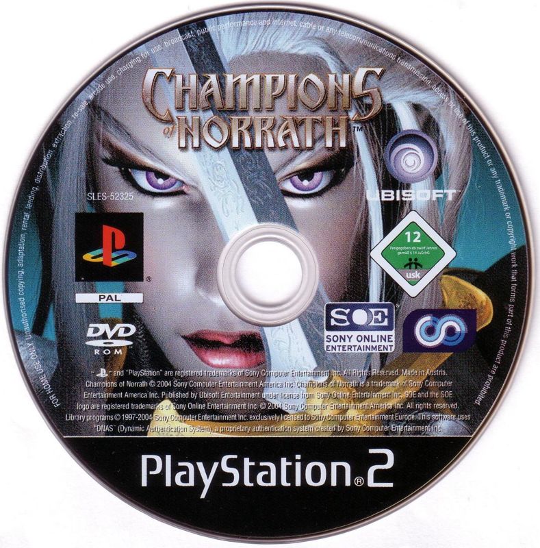 Media for Champions of Norrath (PlayStation 2)