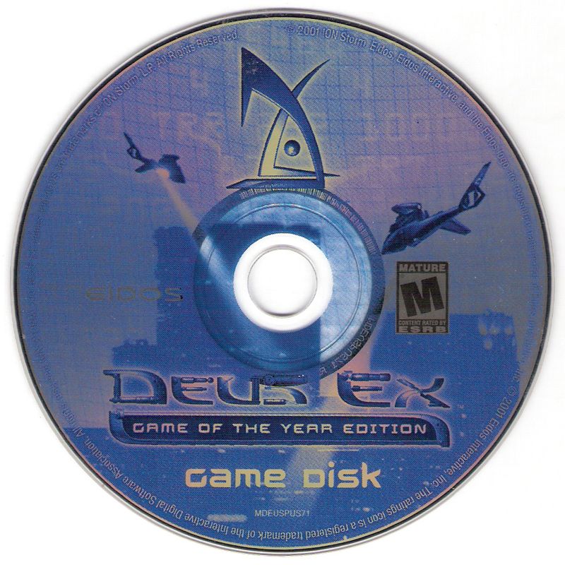 Media for Deus Ex: Game of the Year Edition (Windows) (Small box)