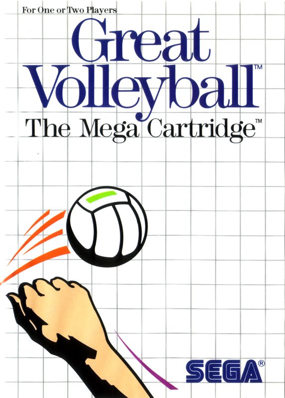 Front Cover for Great Volleyball (SEGA Master System)