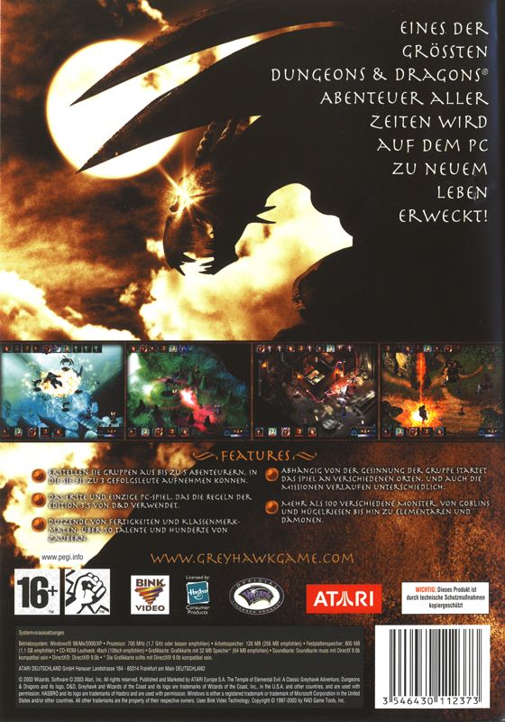 Toee The Temple of Elemental Evil: A Classic Greyhawk Adventure cover or ...