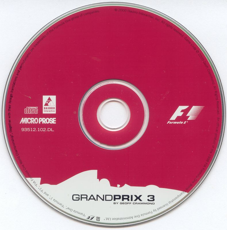 Media for Grand Prix 3 (Windows)