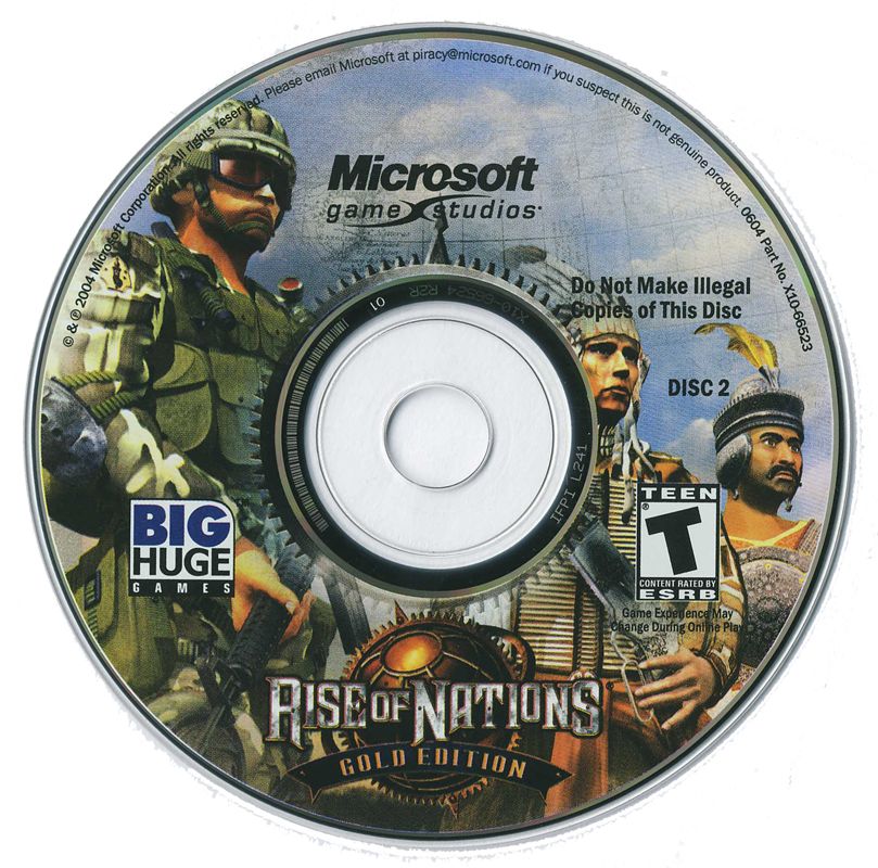 Media for Rise of Nations: Gold Edition (Windows): Disc 2