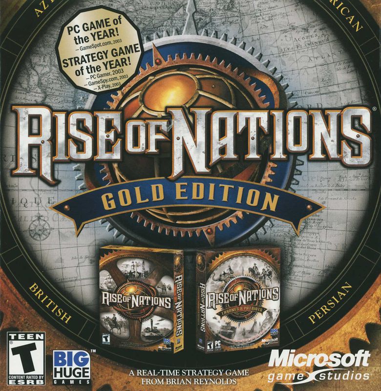 Other for Rise of Nations: Gold Edition (Windows): Jewel Case - Front