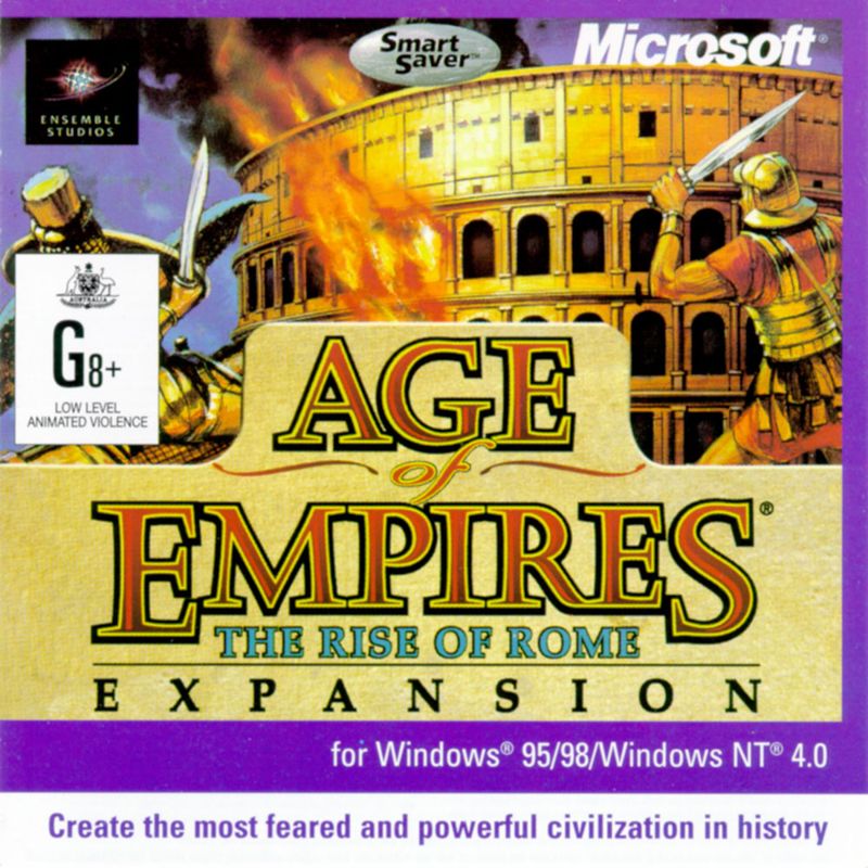 Front Cover for Age of Empires: The Rise of Rome (Windows) (SmartSaver release)