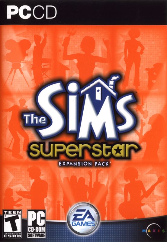 Front Cover for The Sims: Superstar (Windows) (Re-release)