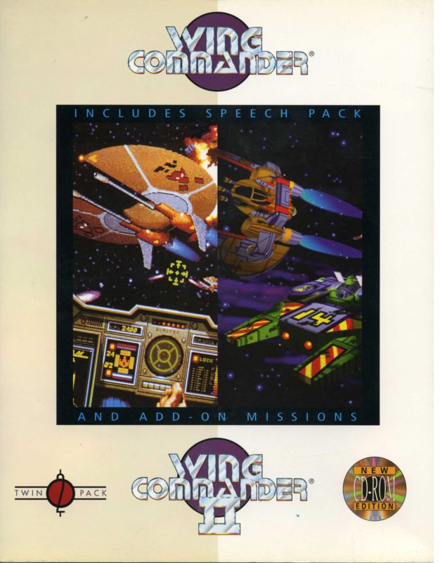 Front Cover for Wing Commander / Wing Commander II (Special CD-ROM Edition) (DOS)