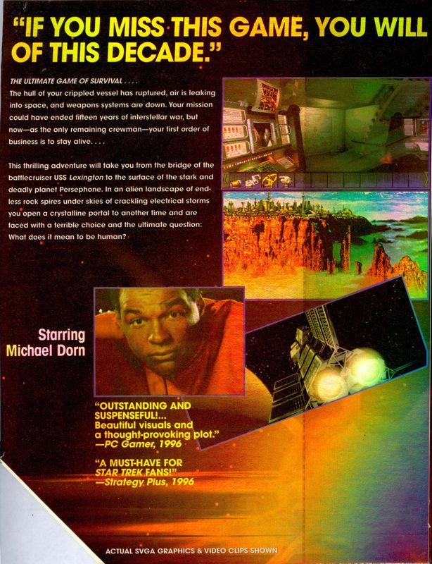 Inside Cover for Mission Critical (DOS): Left Side