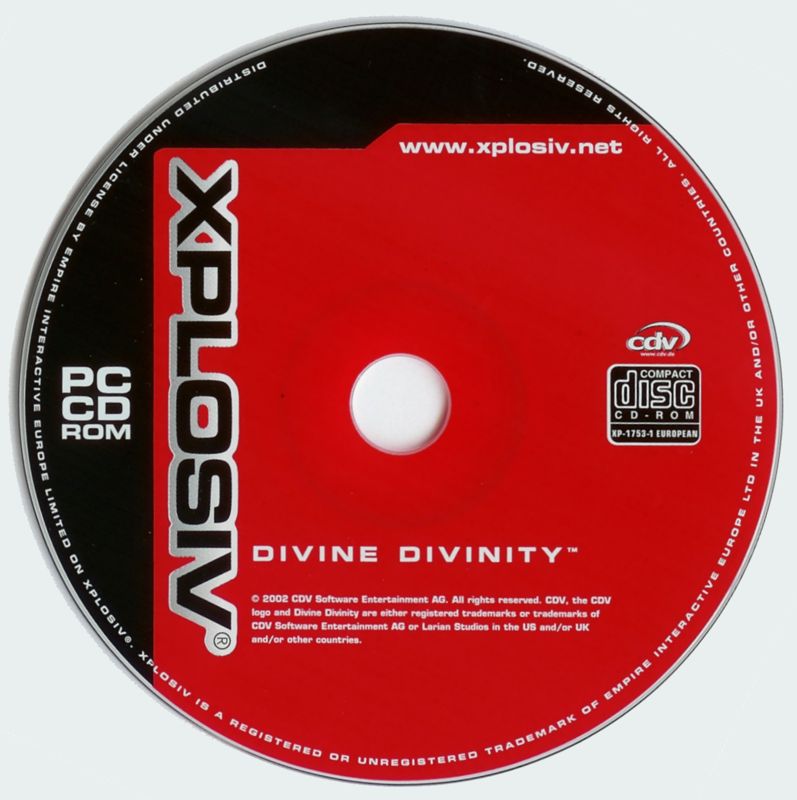 Media for Divine Divinity (Windows) (Xplosiv release): Disc 1/3