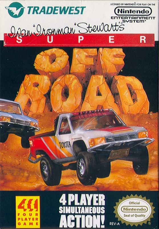 Front Cover for Ivan 'Ironman' Stewart's Super Off Road (NES)