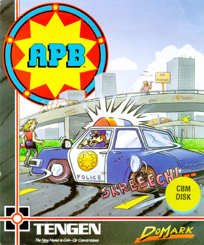 Front Cover for APB (Commodore 64)