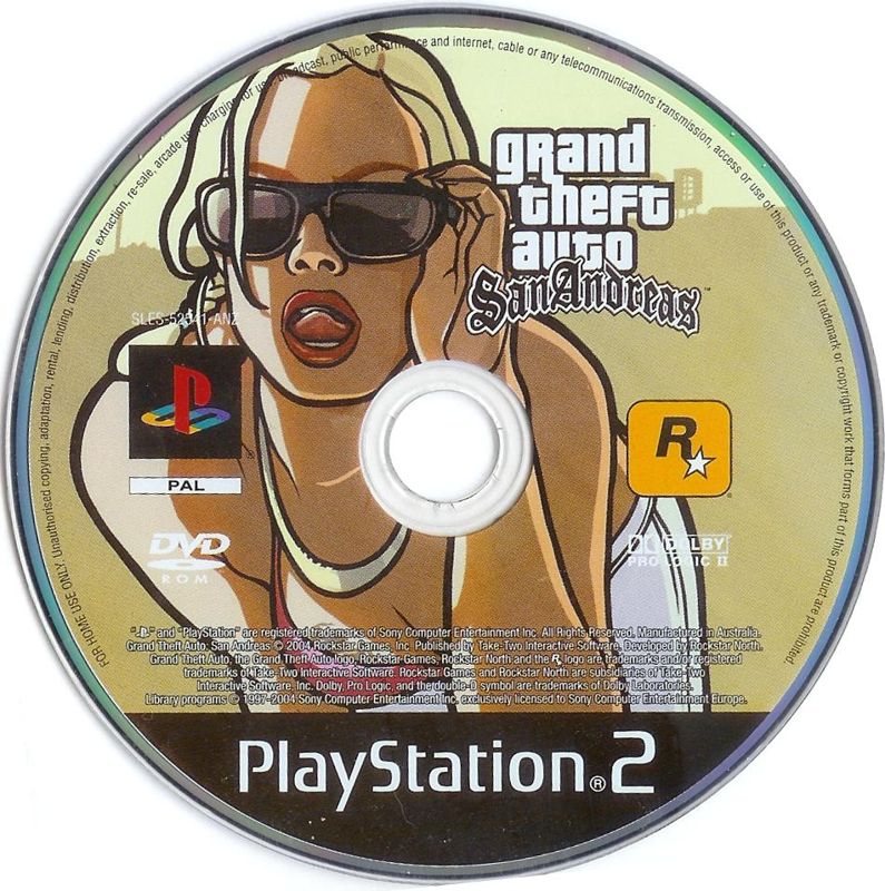 Media for Grand Theft Auto: San Andreas (PlayStation 2)