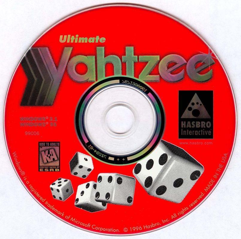 Media for Ultimate Yahtzee (Windows)