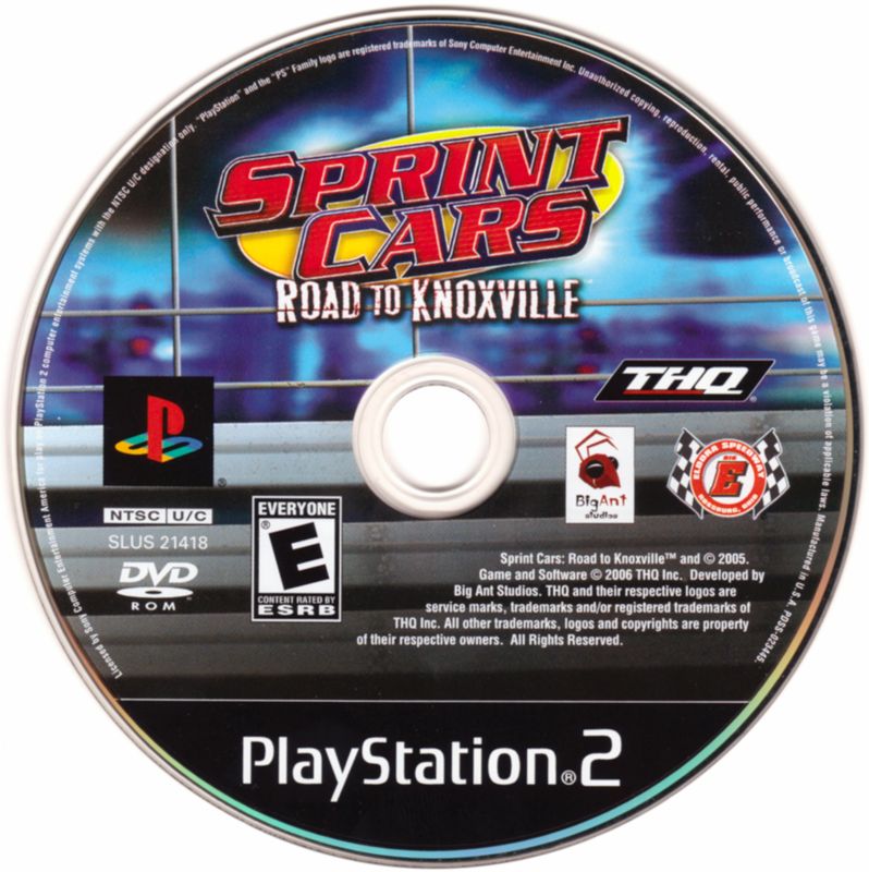 Media for Sprint Cars: Road to Knoxville (PlayStation 2)