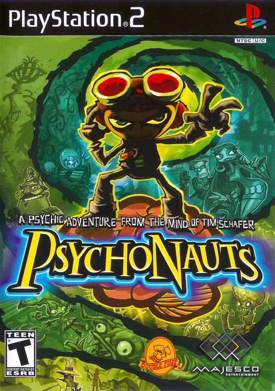 Front Cover for Psychonauts (PlayStation 2)