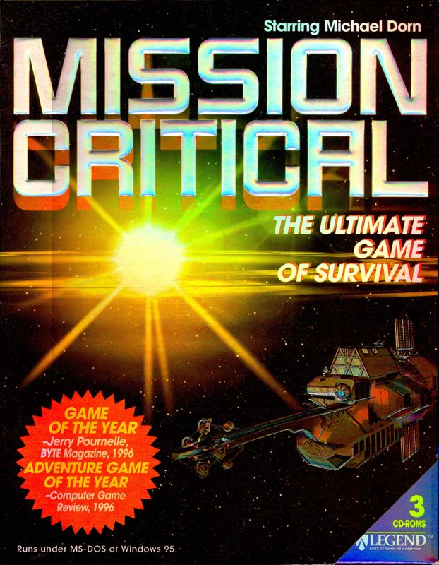 Front Cover for Mission Critical (DOS)