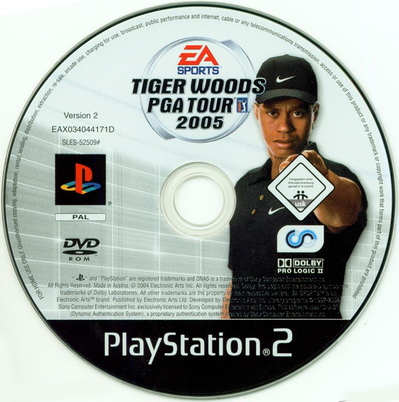 Media for Tiger Woods PGA Tour 2005 (PlayStation 2)