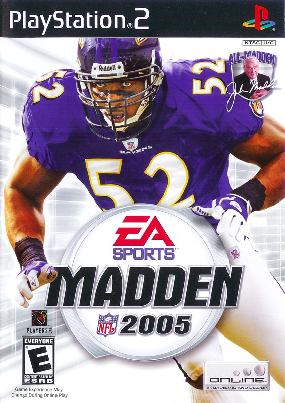 Front Cover for Madden NFL 2005 (PlayStation 2)