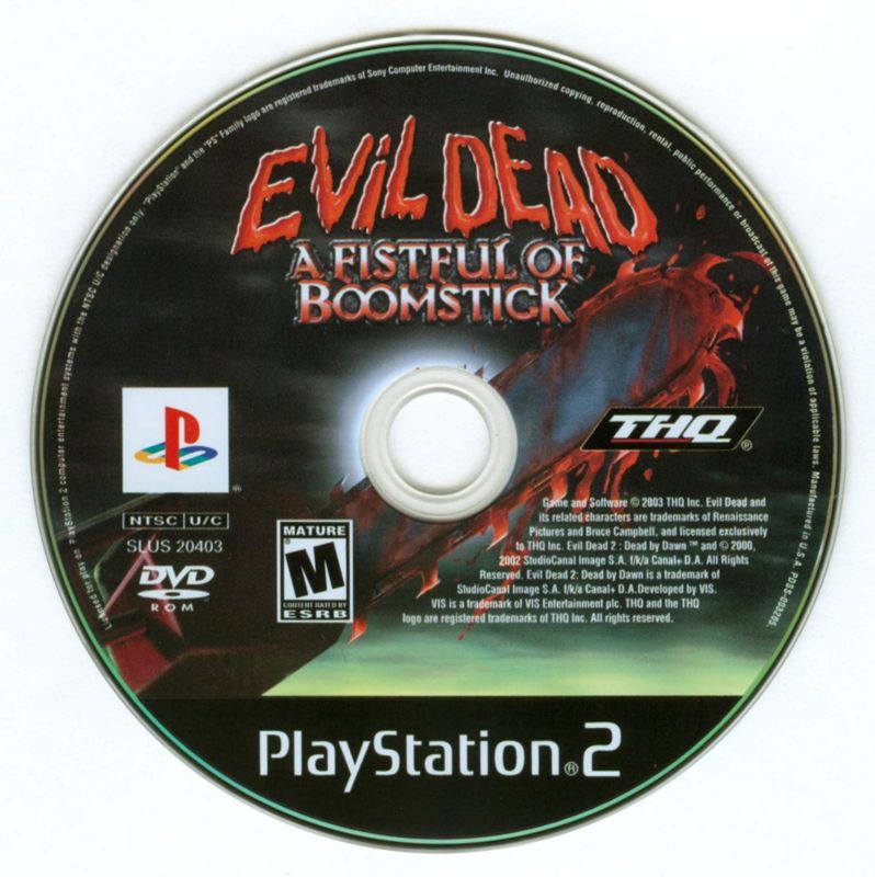 Media for Evil Dead: A Fistful of Boomstick (PlayStation 2)