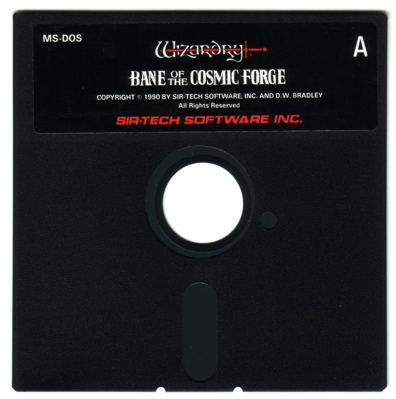 Media for Wizardry: Bane of the Cosmic Forge (DOS) (5.25" floppy disk release): Disk 1/5