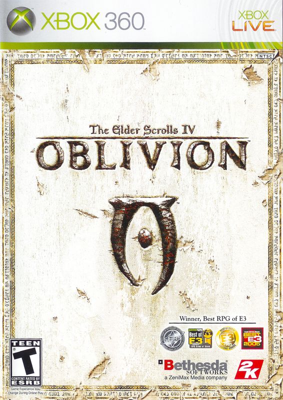Front Cover for The Elder Scrolls IV: Oblivion (Xbox 360)