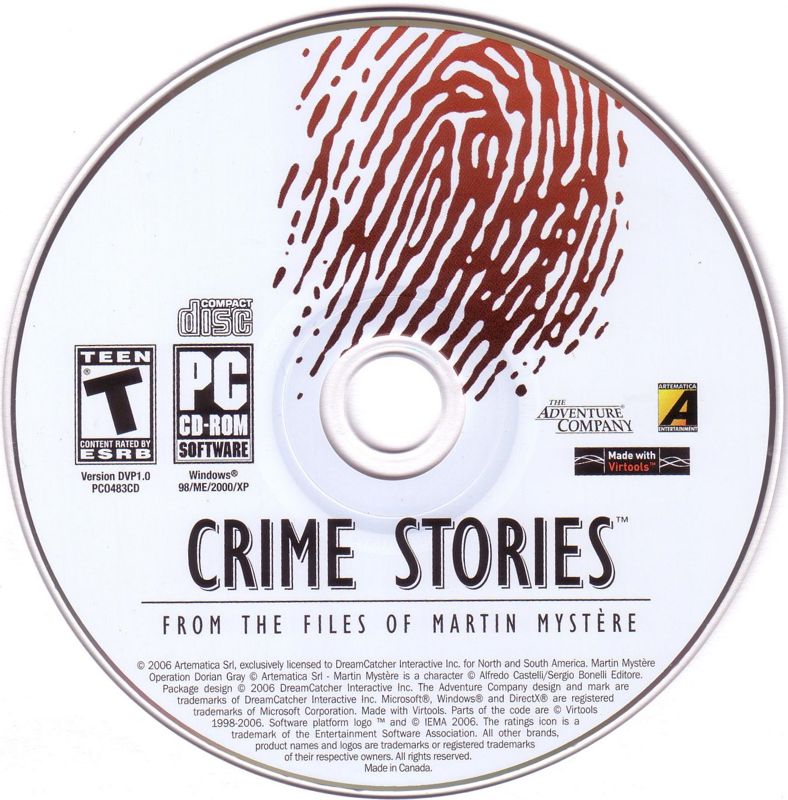 Media for Crime Stories: From the Files of Martin Mystère (Windows)