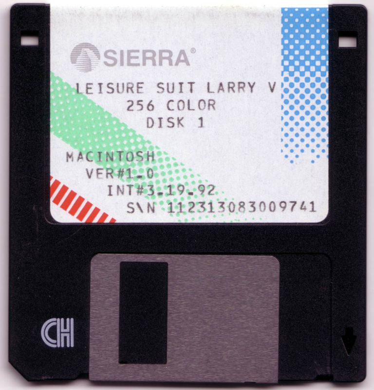 Media for Leisure Suit Larry 5: Passionate Patti Does a Little Undercover Work (Macintosh) (Slipcover box.): Disk 1/7