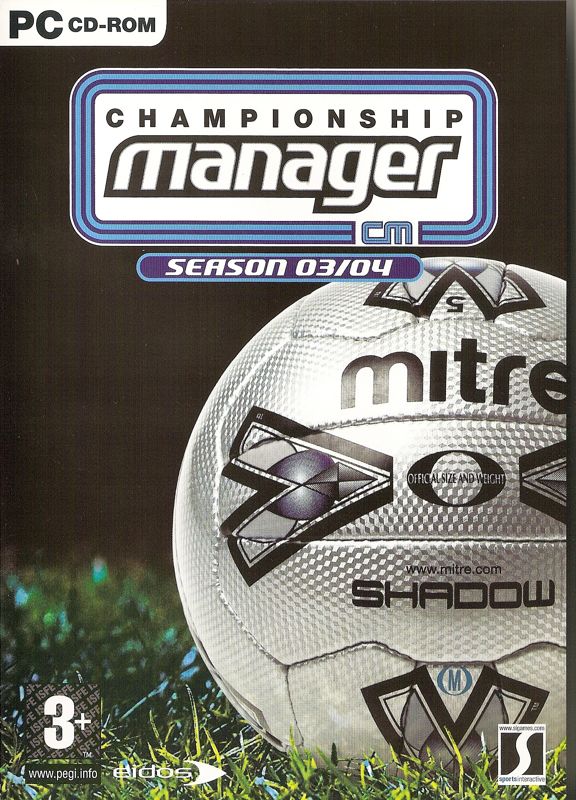 Front Cover for Championship Manager: Season 03/04 (Windows)