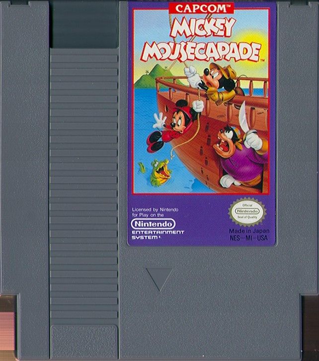 Media for Mickey Mousecapade (NES)