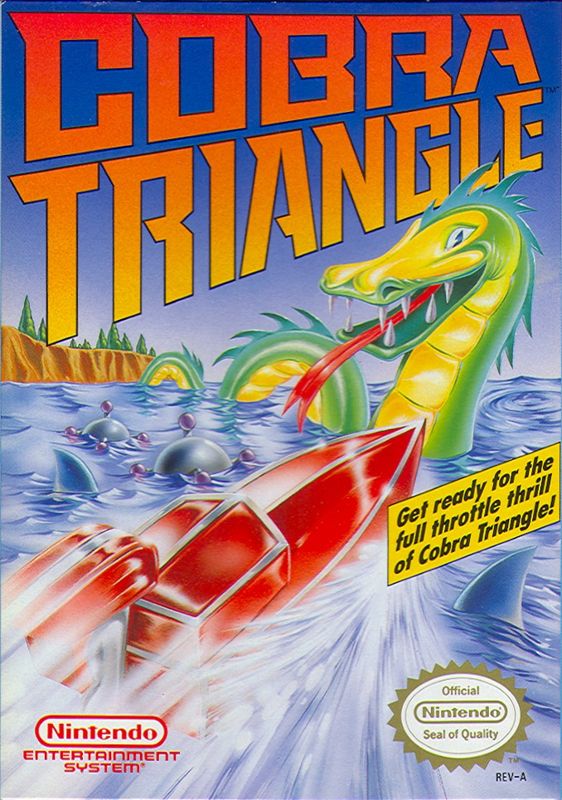 Cobra Triangle for Nintendo NES hot Good with Box Sleeve Game and Instructions