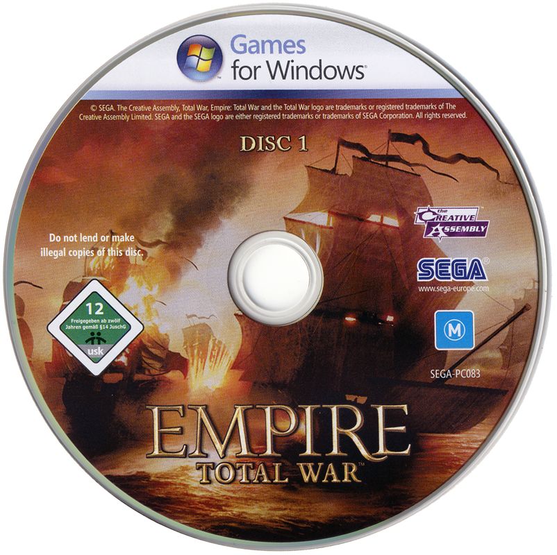 Media for Empire: Total War - Special Forces Edition (Windows): Disc 1/2