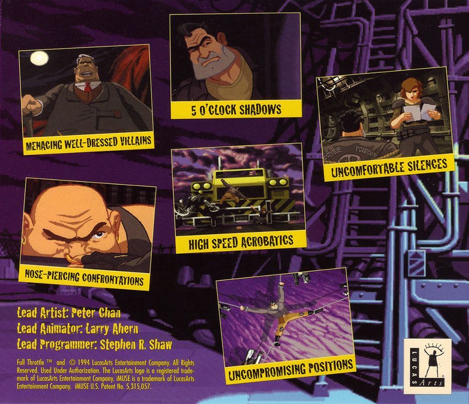 Other for Full Throttle (DOS) (Limited Edition release): Jewel Case - Back