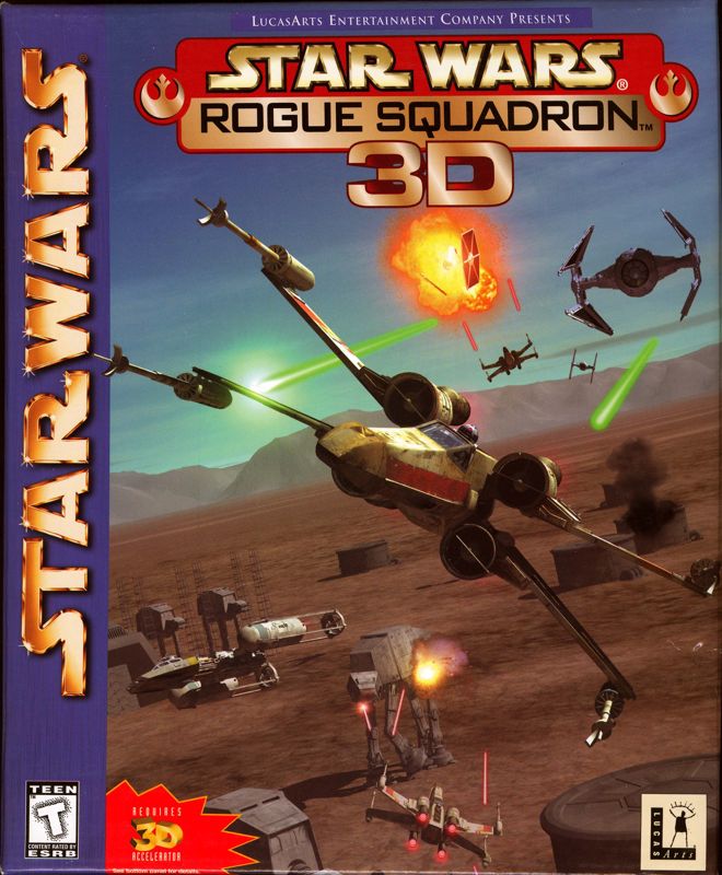 Front Cover for Star Wars: Rogue Squadron 3D (Windows)